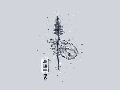 With love to nature abstract art art design digital digital draw digital tablet doodle draw drawing graphic illustration ink photoshop photoshop art sketch