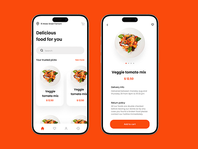 Culinary app for delightful culinary journey app design ui uiux ux web design