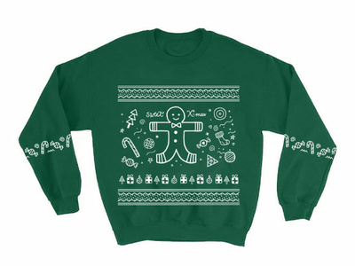 Not-Ugly Christmas Sweater christmas cool design design art digital graphic illustration painting pattern a day pattern design sweater textile