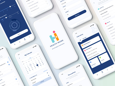 Health Monitor App app app concept clean health health app health care health monitor laboratory light mail design cup medical app mobile mobile app design rdc 2018 ui ux design