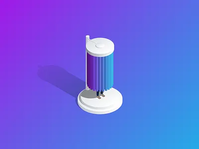 The man behind the curtain blog commerce ecommerce gradient illustration isometric moltin moltin api wizard of oz