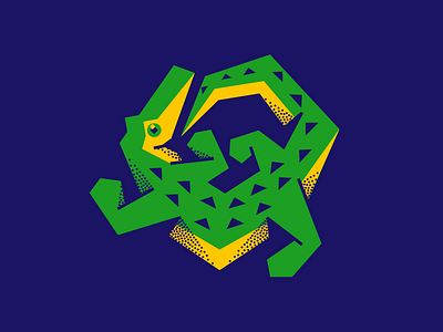 Croco 🐊 animal crocodile flat illustration simple