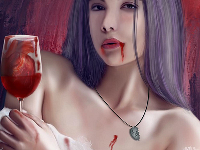 Evil love graphic design photoshop portrait