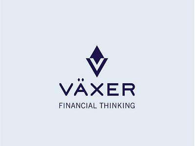 VÄXER blue brand logo symbol