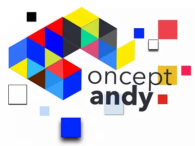 Mondrian Logo Concept branding design logo