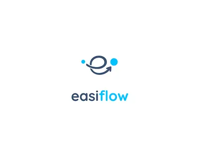 Easiflow logo bmp branding business processes e logo identity logo saas