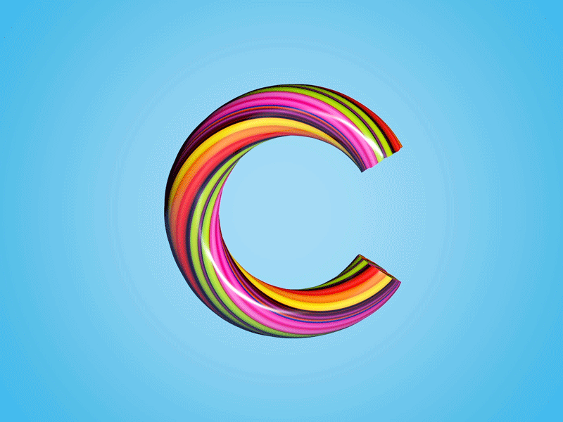 Candy after affects cinema 4d motion graphics