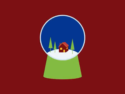 Snow globe | Holiday Daily Project | 2018 ae after effects animation design mograph motion graphics snow globe