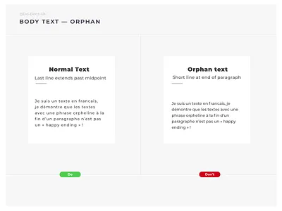 Do Don't UX - Body text app best practice design field form form builder information information design pixel perfect text text animation text area text box text design type typo logo typography ui ux designer ux process