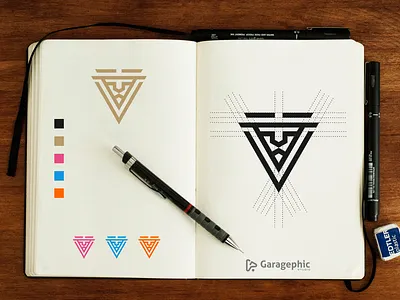 Lion Triangle animal art awesome brand branding company design designer dualmeaning graphic hidden meaning icon illustration inspiration lion logo logotype monogram typography vector