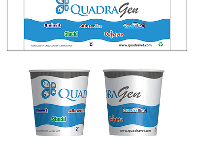 QuadraGen cmyk creativelabeldesign label label and box design label design media papercup print productad