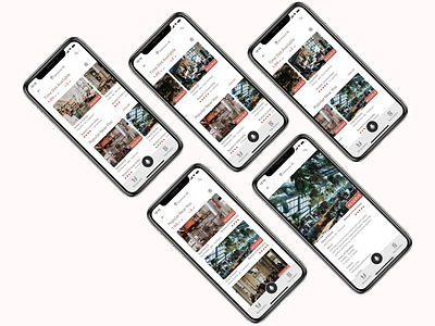 Book A Restaurant adobe xd app booking ios restaurant ux ui design