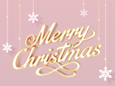 Merry christmas 2 c4d merry christmas 插图 设计