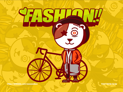 Fashion bear artworking illistration ui 插图 绘画 设计