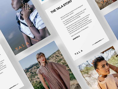 YALA (Update) art direction bristol colour fashion identity print startup uk