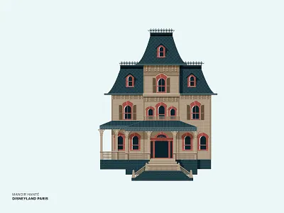 Disney - Manoir hanté disney disney art disney world disneyland ghost house manoir paris