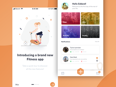 Mobile App for Fitness Activity branding creative mobile app fitness activity fitness app fitness application gym mobile app design mobile app design agency