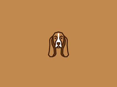 Basset Hound animal animal art basset hound branding breeds cute design dog dog icon dog illustration dog logo face fido hound illustration k9 logo pet puppy vector