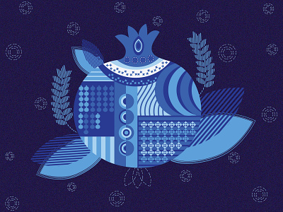 Happy Yalda illustration vector winter yalda