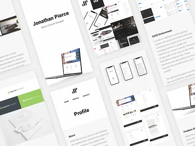 Personal Portfolio Mobile mobile personal branding portfolio responsive ux ui design website