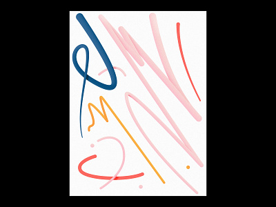 Scribble Poster ✏️ abstract art art direction austin design digital drawing graphic art poster poster art print texas vector