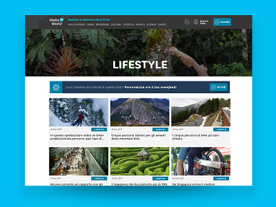 Hello! World blue culture desktop helloworld lifestyle travel ui ux