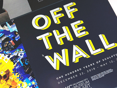 Off the Wall (Logo Treatment) art branding exhibit design logo museum museum of art off the wall okc okcmoa oklahoma city sculpture typography