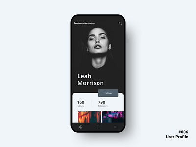 006 005 app dailyui profile ui user