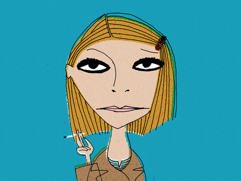 Margot Tenenbaum animation gwyneth paltrow illustration margot tenenbaum nico the royal tenenbaums these days