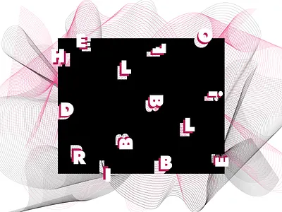 Hello Dribble! design hellodribbble invite vector vectorart
