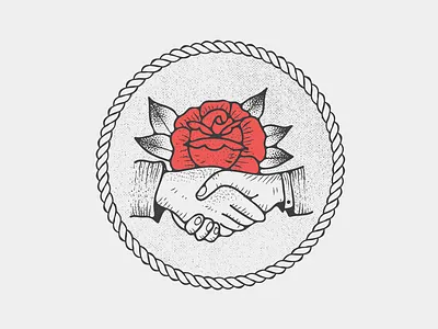 Let’s shake on it 🤝 design graphicdesign linework retrosupply tattoo traditionaltattoo
