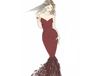 Square design digital dress fashion fashion art fashion brand fashion design illustration illustrator