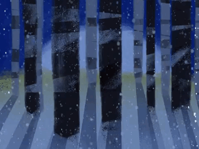 Solstice | Holiday Daily Project | 2018 ae after effects holiday illustration mograph motion graphics photoshop snow solstice