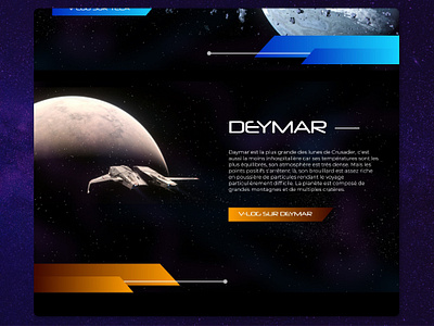 Web design At0mium 2948 Part 3 future game gradient space star citizen streamer webdesign webdesigner