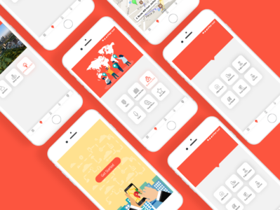 UI/UX design app application buttons design flat icon icons illustration illustrations illustrator interface mobile orange orange county ui ui desing ui ux design ux uxdesign vector