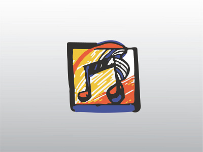 MUSIC ICON cubism design icon designing illustration iphone music icon