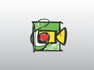 FACETIME ICON cubism designing facetime icon illustration iphoneography