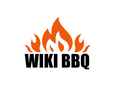 Wiki Bbq Logo 1 @design @fiverr @logo @typography animation app branding cover design facebook flat icon illustration illustrator lettering logo typography vector web website