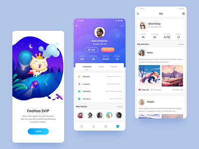 SVIP App UI app design icon illustration ios ui ux vector web