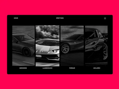 Spectrum car clean logo logo design modern simple ui ui ux design web webdesign webdesigner