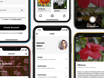 Plantasia: Plant Identification iOS App app branding design ios ui ux