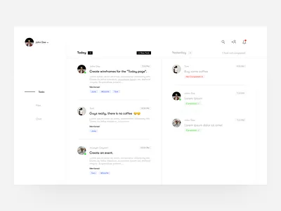 Tasks app design interface typography ui ux