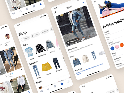 Wardrobe app android app application branding closet design fashion interface ios iphone ui ui design ui ux ux wardrobe