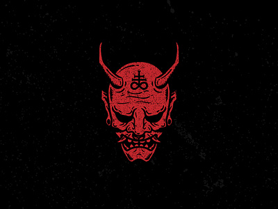 Hannya (般若) dark art demon devil hannya illustration japanese japanese mask leviathan mask oni satan tattoo vector vector art