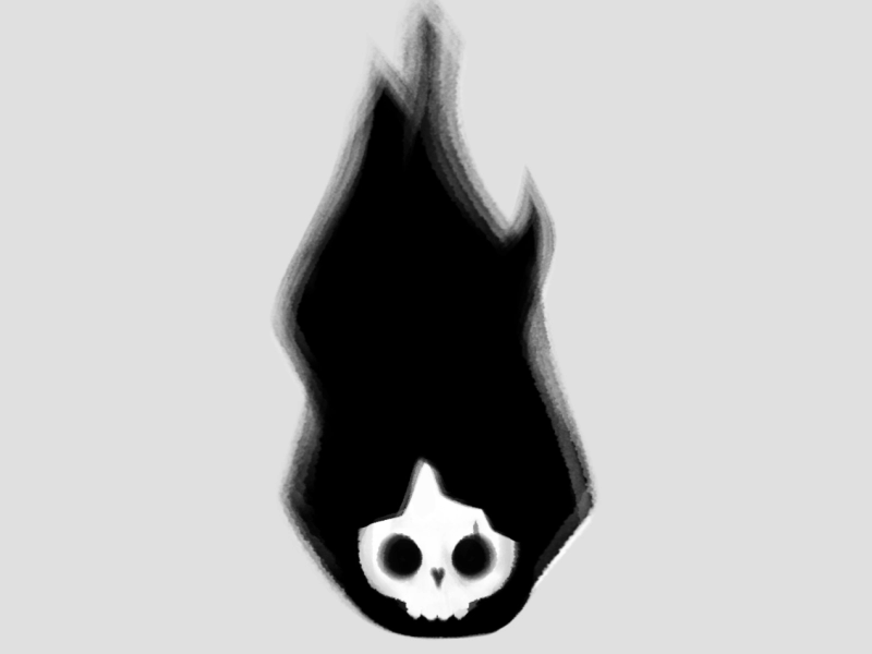 Lady Death animation animation 2d animation after effects animation design animationart fire flame logo flames flamesanimation skull skull logo skullart