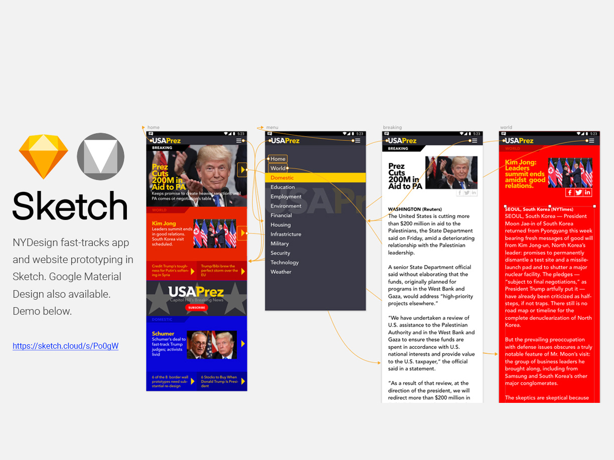 Example of Mobile App Design