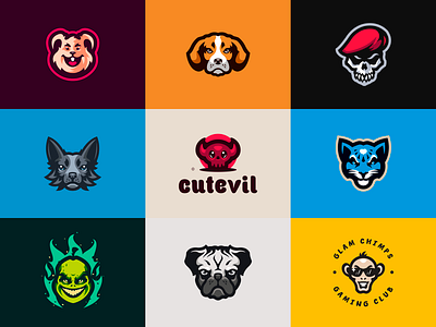 Best 9 Shots of 2018 best shots branding caelum esport identity illustration logo logotype mascot sport