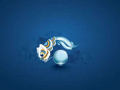 The Guardian blue branding character concept design icon illustration logo vector