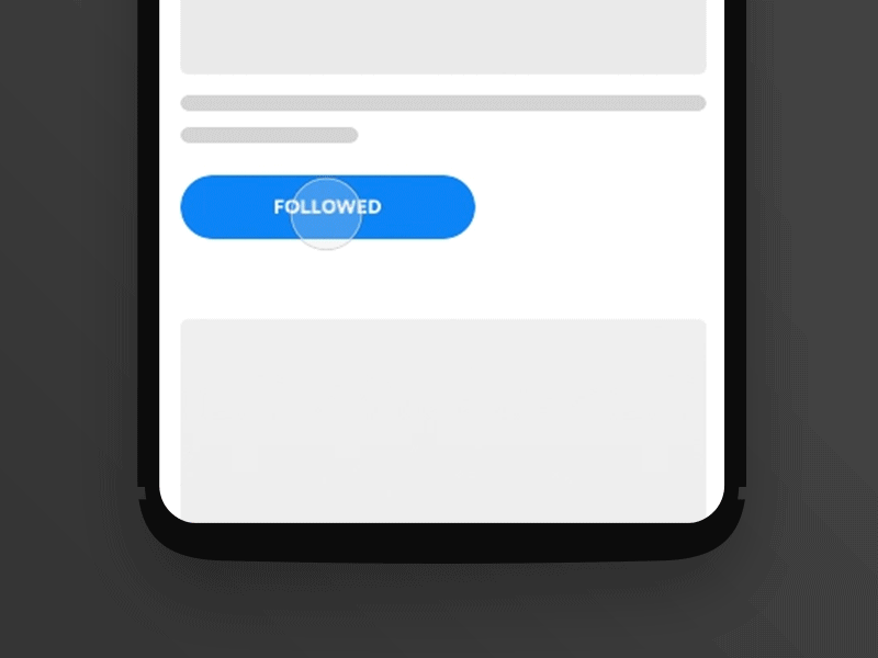 Button Micro-interaction android animation blue figma interaction mobile principle ui