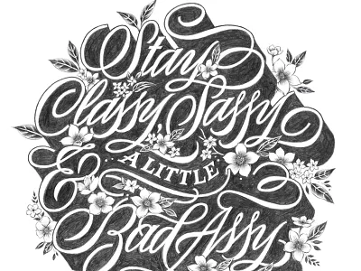 Hand Lettered Series